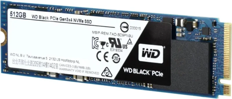 Western Digital Black - 512 GB SSD, M.2 PCIe 3.0 X4, M.2-2280 - Featured Image