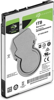 Seagate BarraCuda - 1 TB 5400 RPM, SATA 6.0 Gb/s, 2.5", 128 MB Cache memory