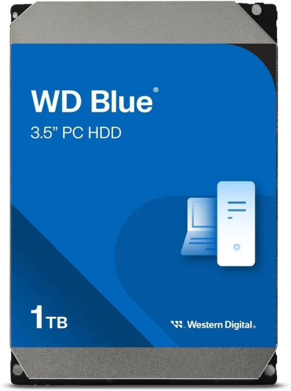 Western Digital Caviar Blue - 1 TB 7200 RPM, SATA 6.0 Gb/s, 3.5", 64 MB Cache memory - Featured Image