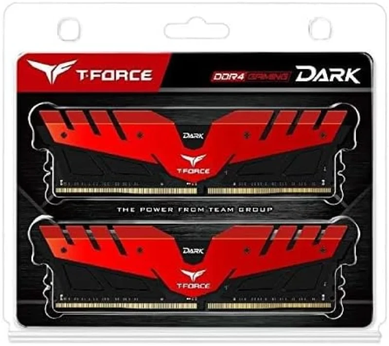 TEAMGROUP Dark 16 GB - 2 x 8GB, DDR4 288-pin DIMM, 2400MT/s, CL14, Black / Silver color - Featured Image