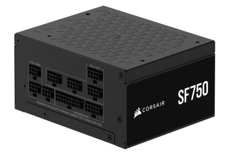 Corsair SF750 (2024) - 750 W SFX Power Supply, 80+ Platinum, Fully Modular, Black Color - Featured Image