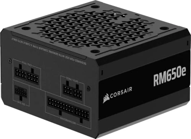 Corsair RM650e (2025) - 650 W ATX Power Supply, Fully Modular, Black Color - Featured Image
