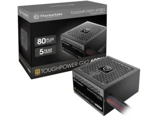 Thermaltake Toughpower GX2 - 600 W ATX Power Supply, 80+ Gold, Non-Modular, Black Color