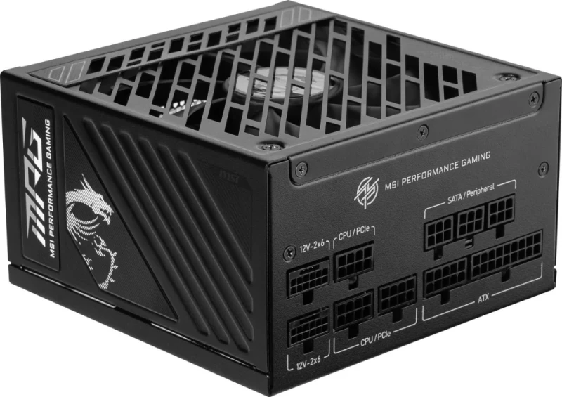 MSI MPG A850GS PCIE5 - 850 W ATX Power Supply, 80+ Gold, Fully Modular, Black Color - Featured Image
