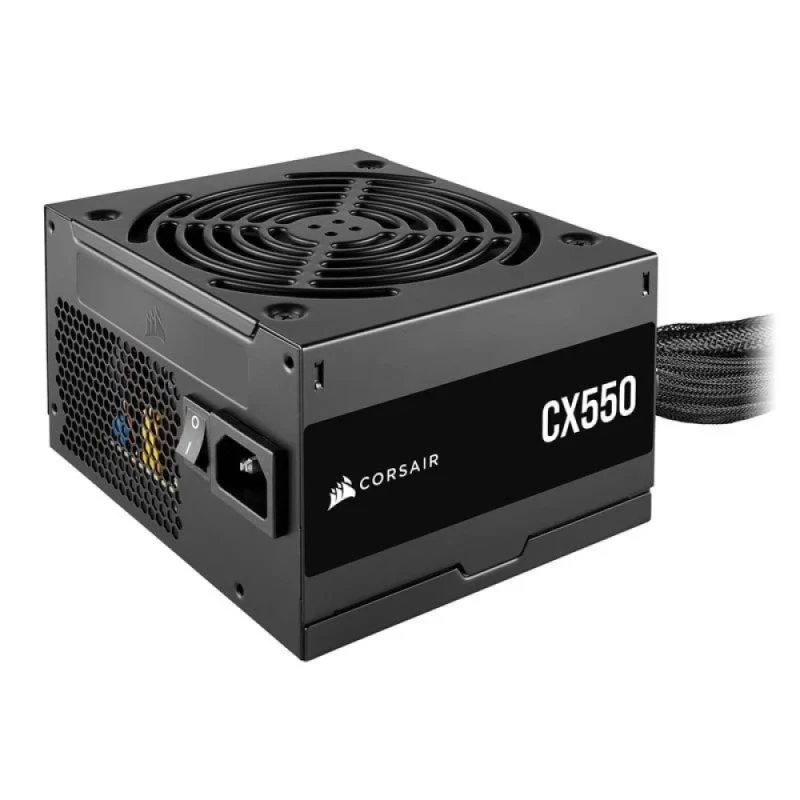 Corsair CX (2023) - 550 W ATX Power Supply, 80+ Bronze, Non-Modular, Black Color - Featured Image