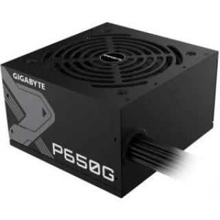 Gigabyte P650G - 650 W ATX Power Supply, 80+ Gold, Non-Modular, Black Color
