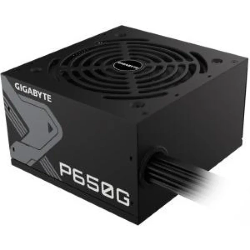Gigabyte P650G - 650 W ATX Power Supply, 80+ Gold, Non-Modular, Black Color - Featured Image