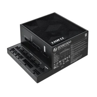 Lian Li EDGE - 1300 W ATX Power Supply, 80+ Platinum, Fully Modular, Black Color