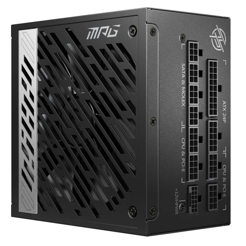 MSI A1000G PCIE5 - 1000 W ATX Power Supply, 80+ Gold, Fully Modular, Black Color - Featured Image