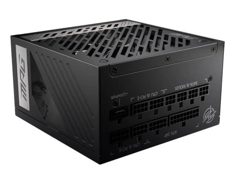 MSI MPG A850G PCIE5 - 850 W ATX Power Supply, 80+ Gold, Fully Modular, Black Color - Featured Image