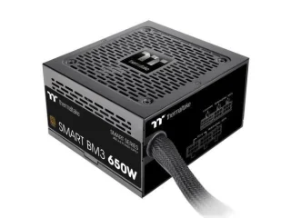 Thermaltake Smart BM3 - 650 W ATX Power Supply, 80+ Bronze, Semi-Modular, Black Color