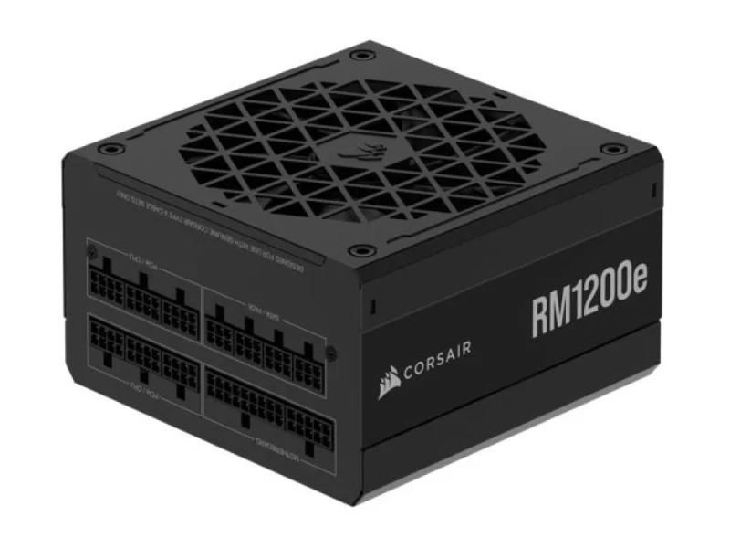 Corsair RM1200e - 1200 W ATX Power Supply, 80+ Gold, Fully Modular, Black Color - Featured Image