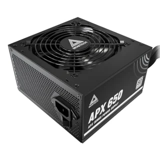 Montech APX - 650 W ATX Power Supply, 80+, Non-Modular, Black Color