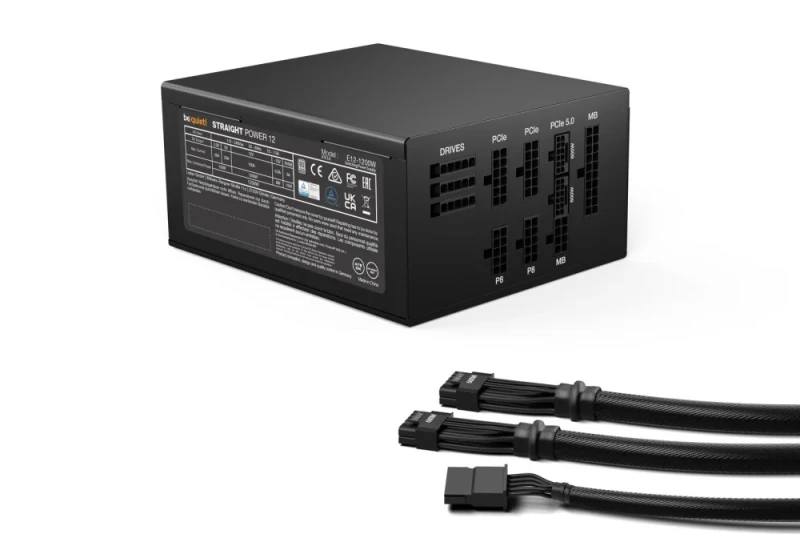 be quiet! Straight Power 12 - 1200 W ATX Power Supply, 80+ Platinum, Fully Modular, Black Color - Featured Image