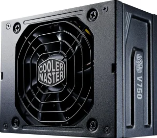 Cooler Master V750 SFX GOLD - 750 W SFX Power Supply, 80+ Gold, Fully Modular, Black Color