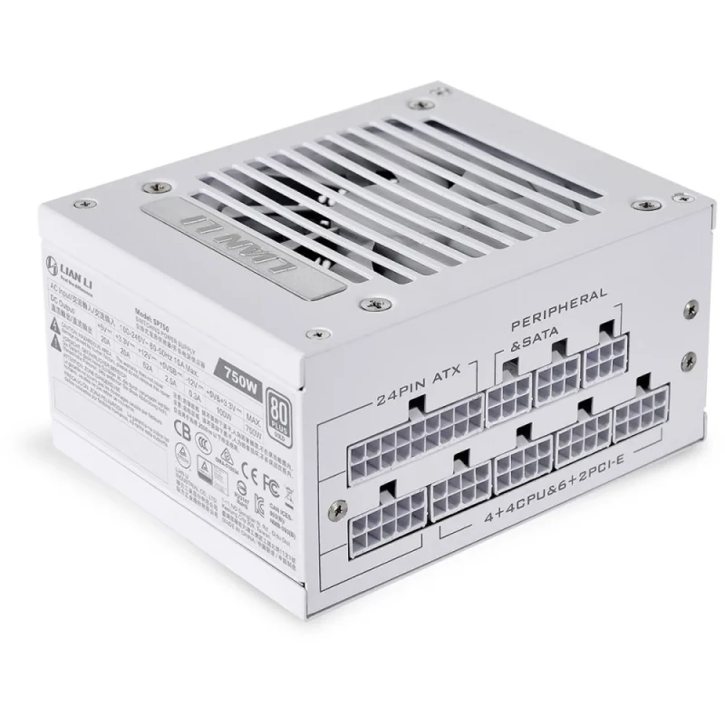Lian Li SP750 - 750 W SFX Power Supply, 80+ Gold, Fully Modular, White Color - Featured Image