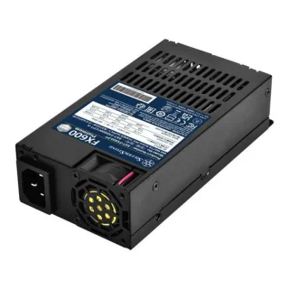 Silverstone FX600 Platinum - 600 W Flex ATX Power Supply, Non-Modular, Black Color