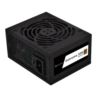 Silverstone Extreme 500 Bronze - 500 W SFX Power Supply, 80+ Bronze, Non-Modular, Black / White Color