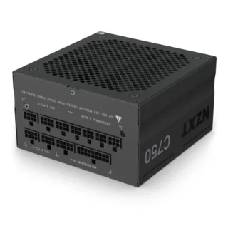 NZXT C750 (2022) - 750 W ATX Power Supply, 80+ Gold, Fully Modular, Black Color