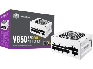 Cooler Master V850 SFX GOLD - 850 W SFX Power Supply, 80+ Gold, Fully Modular, White Color
