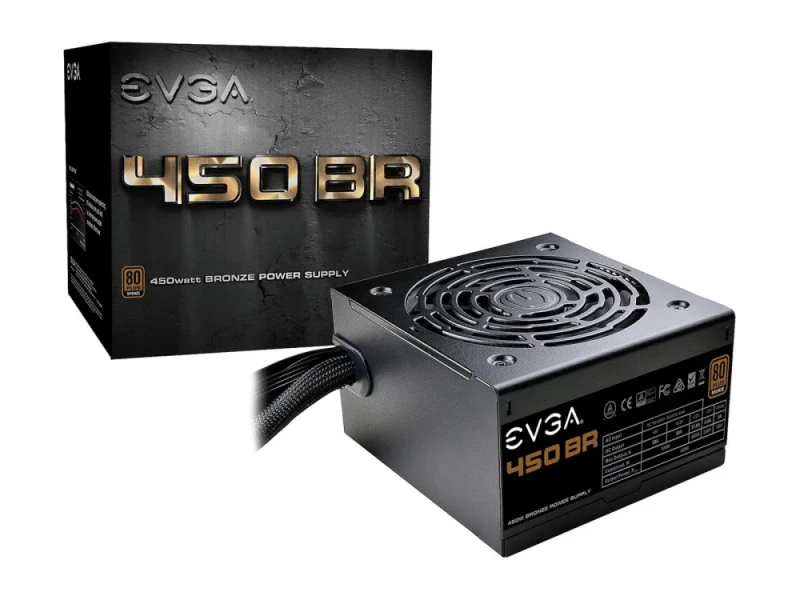 EVGA 450 BR - 450 W ATX Power Supply, 80+ Bronze, Non-Modular - Featured Image