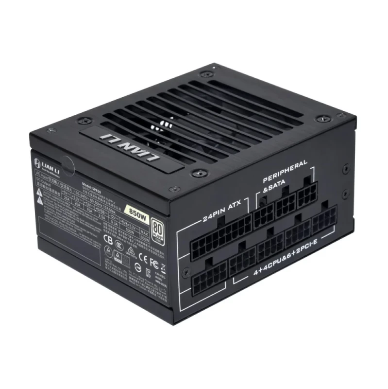 Lian Li SP850 - 850 W SFX Power Supply, 80+ Gold, Fully Modular, Black Color - Featured Image