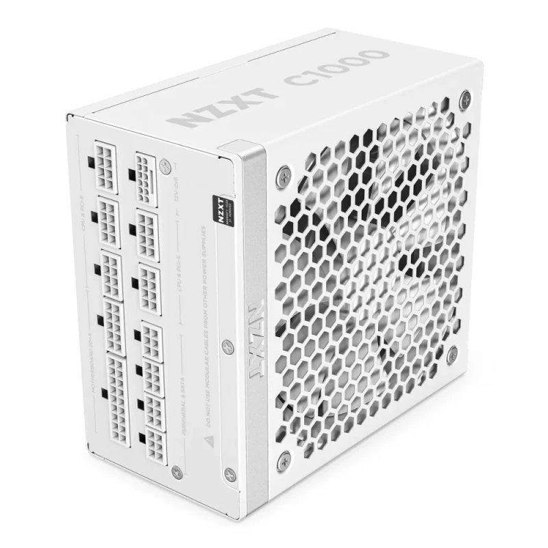 NZXT C1000 (2024) - 1000 W ATX Power Supply, 80+ Gold, Fully Modular, White Color - Featured Image