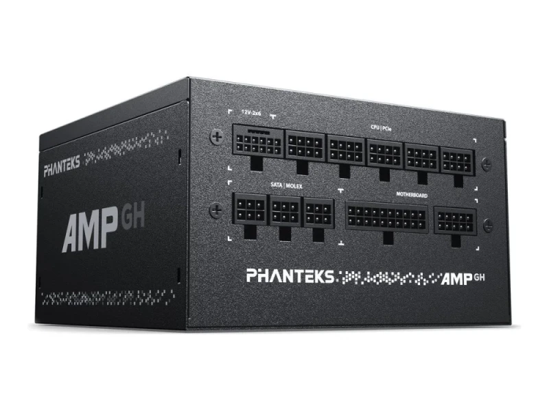 Phanteks AMP GH - 750 W ATX Power Supply, 80+ Gold, Fully Modular, Black Color - Featured Image