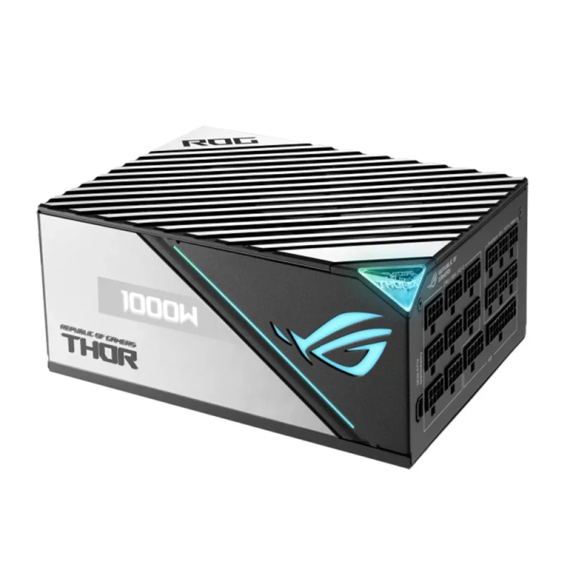 Asus ROG THOR P2 Gaming - 1000 W ATX Power Supply, 80+ Platinum, Fully Modular, Silver / Black Color - Featured Image