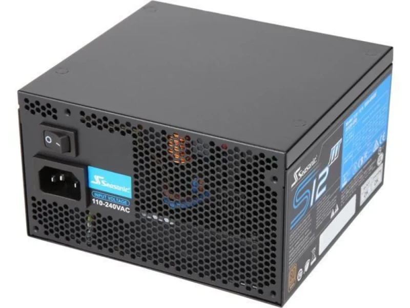 SeaSonic S12III - 650 W ATX Power Supply, 80+ Bronze, Non-Modular, Black Color - Featured Image