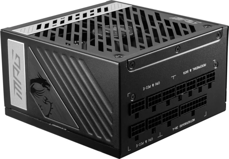 MSI MPG A1000G - 1000 W ATX Power Supply, 80+ Gold, Fully Modular, Black Color - Featured Image