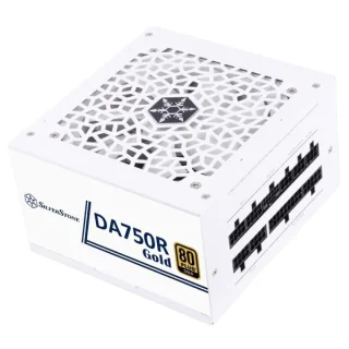 Silverstone DA750R-GMA - 750 W ATX Power Supply, 80+ Gold, Fully Modular, White Color