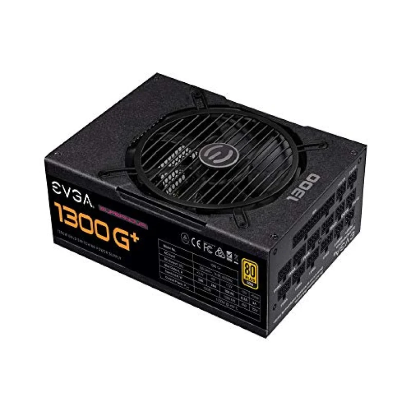 EVGA SuperNOVA 1300 G+ - 1300 W ATX Power Supply, 80+ Gold, Fully Modular, Black Color - Featured Image