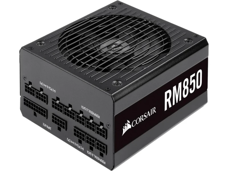 Corsair RM850 (2019) - 850 W ATX Power Supply, 80+ Gold, Fully Modular, Black Color - Featured Image