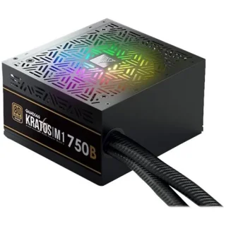 GAMDIAS KRATOS M1 B - 750 W ATX Power Supply, 80+ Bronze, Non-Modular, Black Color
