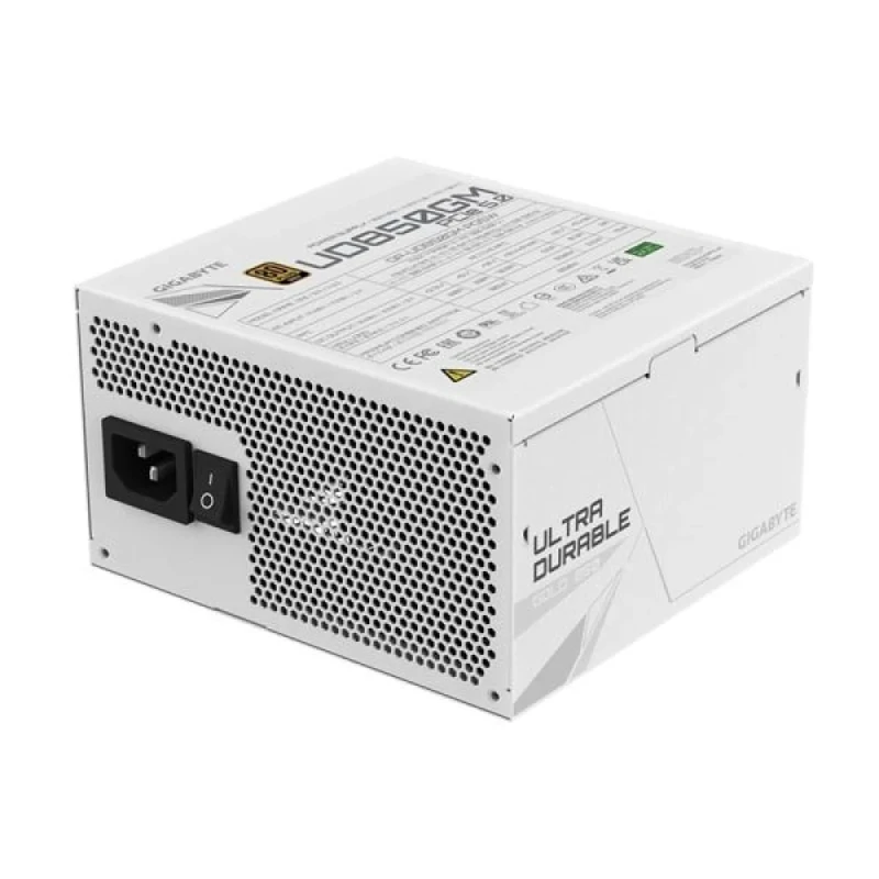 Gigabyte UD-GM PG5 - 850 W ATX Power Supply, 80+ Gold, Fully Modular, White Color - Featured Image