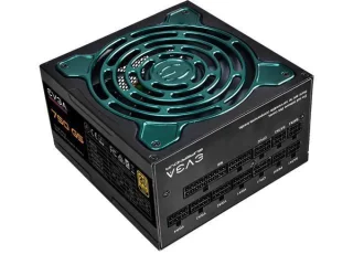 EVGA SuperNOVA 750 G5 - 750 W ATX Power Supply, 80+ Gold, Fully Modular, Black / Green Color