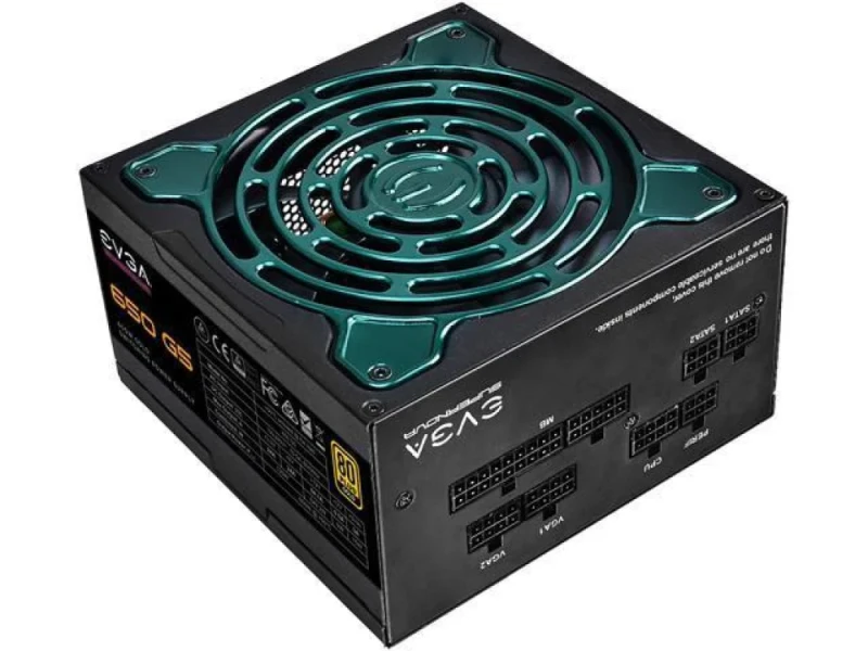 EVGA SuperNOVA 650 G5 - 650 W ATX Power Supply, 80+ Gold, Fully Modular, Black / Green Color - Featured Image