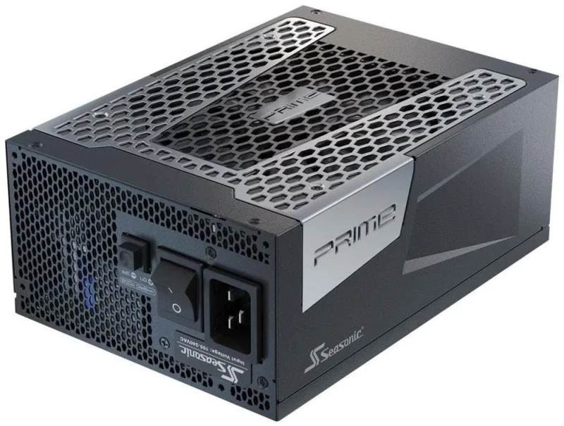 SeaSonic PRIME TX - 1600 W ATX Power Supply, 80+ Titanium, Fully Modular, Black / Silver Color - Featured Image
