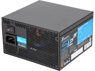 SeaSonic S12III - 500 W ATX Power Supply, 80+ Bronze, Non-Modular, Black Color