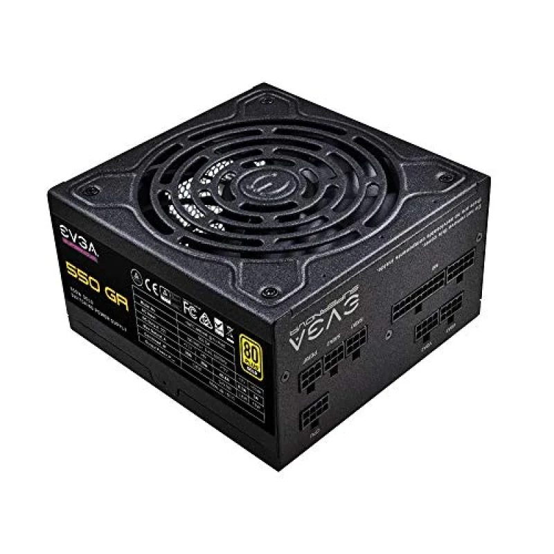 EVGA SuperNOVA 550 GA - 550 W ATX Power Supply, 80+ Gold, Fully Modular, Black Color - Featured Image