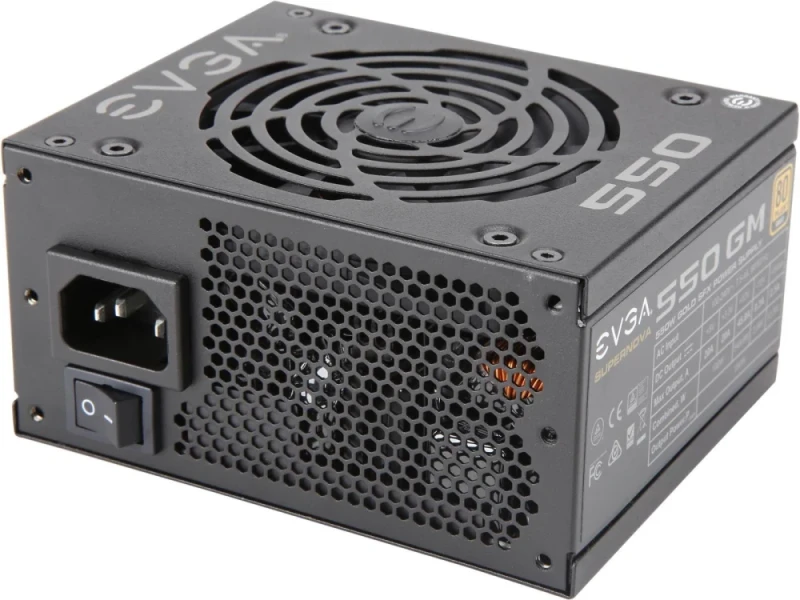 EVGA SuperNOVA 550 GM - 550 W SFX Power Supply, 80+ Gold, Fully Modular, Black Color - Featured Image