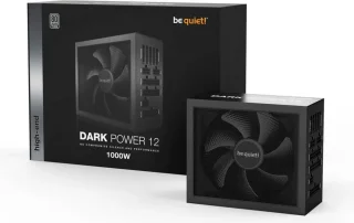 be quiet! Dark Power 12 - 1000 W ATX Power Supply, 80+ Titanium, Fully Modular, Black Color