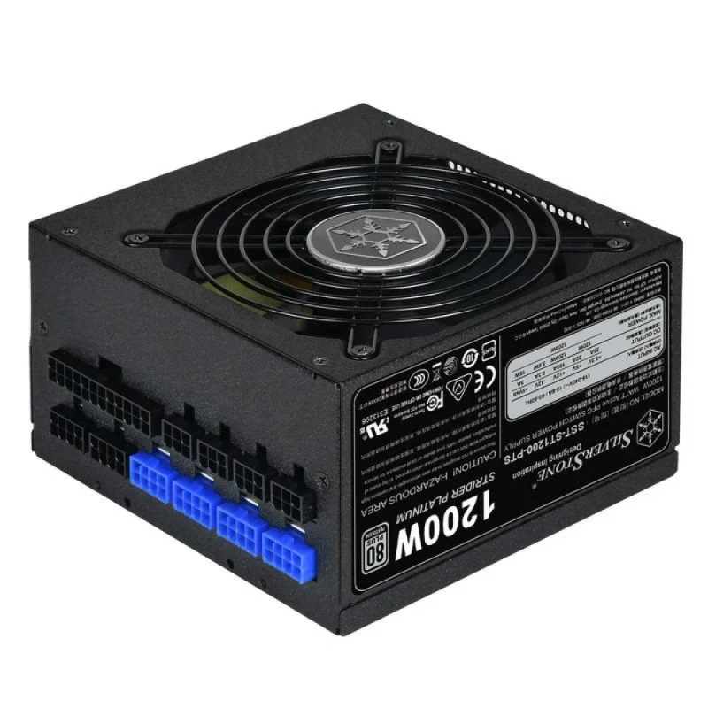 Silverstone Strider Platinum S - 1200 W ATX Power Supply, 80+ Platinum, Fully Modular, Black Color - Featured Image