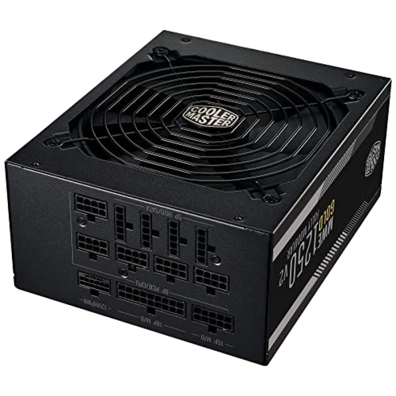 Cooler Master MWE Gold V2 ATX3.0 - 1250 W ATX Power Supply, 80+ Gold, Fully Modular, Black Color - Featured Image