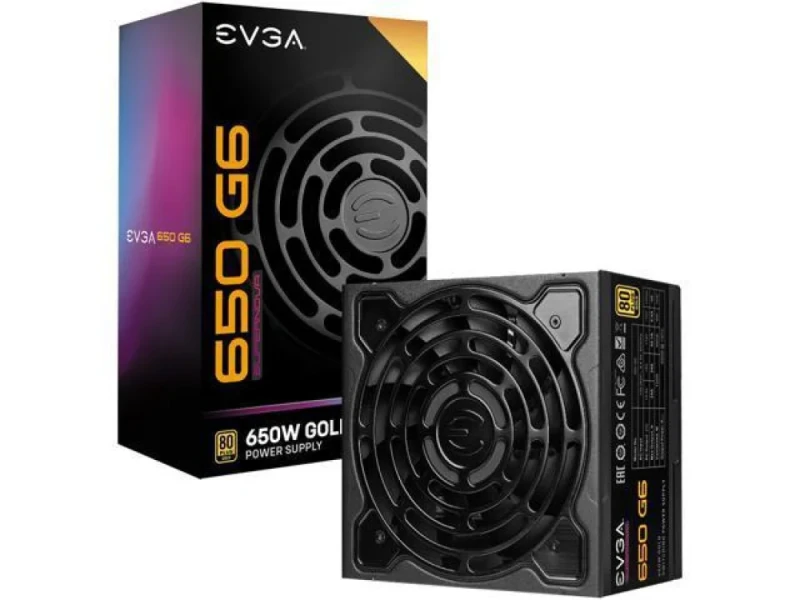 EVGA SuperNOVA 650 G6 - 650 W ATX Power Supply, 80+ Gold, Fully Modular, Black Color - Featured Image