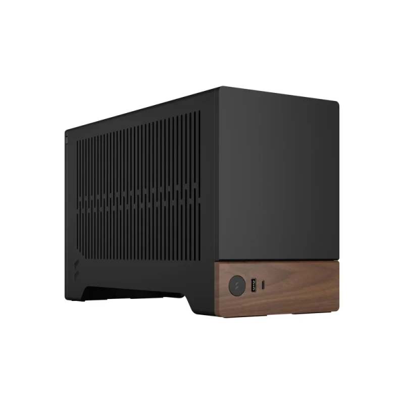 Fractal Design Terra - Mini ITX Desktop, Mesh Side Panel, 11.4 L External Volume, Black / Brown Color - Featured Image