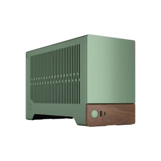 Fractal Design Terra - Mini ITX Desktop, Mesh Side Panel, 11.4 L External Volume, Green / Brown Color