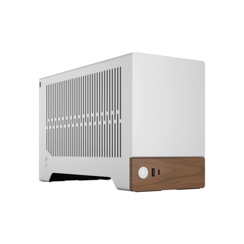 Fractal Design Terra - Mini ITX Desktop, Mesh Side Panel, 11.4 L External Volume, Silver / Brown Color - Featured Image