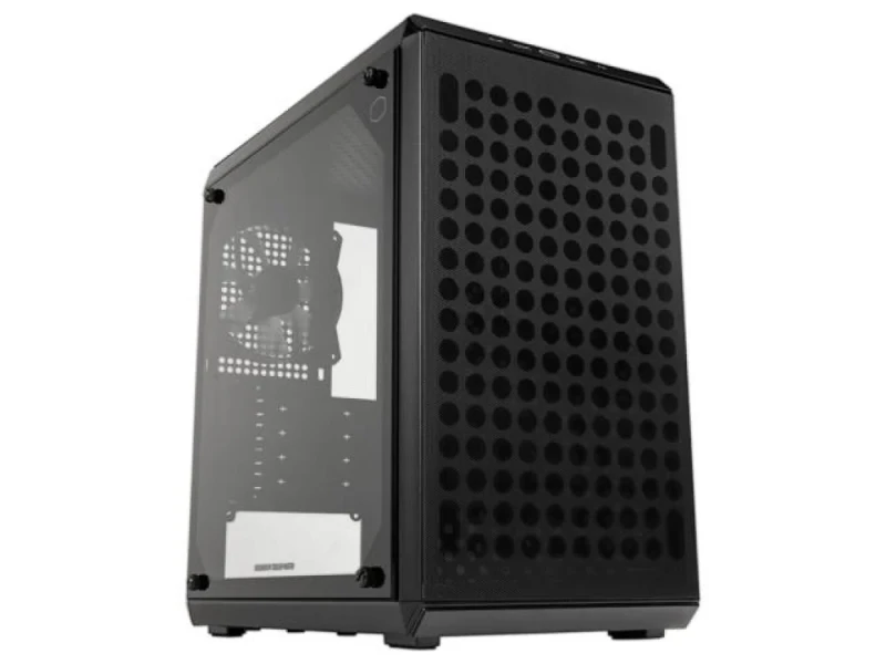 Cooler Master Q300L V2 - MicroATX Mini Tower, Tempered Glass Side Panel, 34.1 L External Volume, Black Color - Featured Image